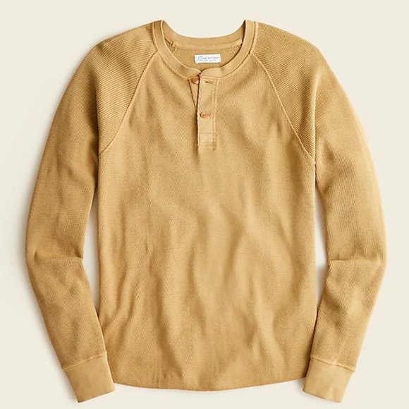 J. Crew Other - J. Crew Mixed-waffle henley Tall M